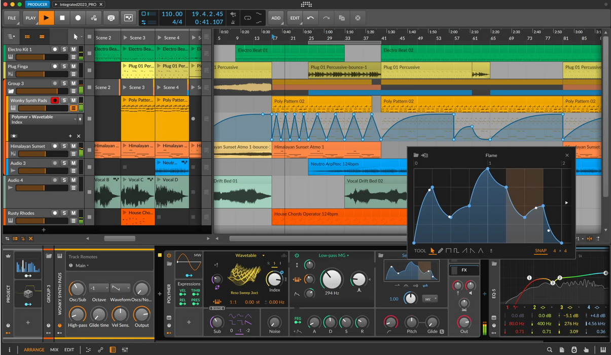 Bitwig Studio 5 Producer (Upgrade frm Essentials/16 Trk)